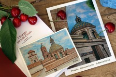 Arte-in-Corte-Marilyn-Cerri-Ceramiche-SOUVENIR-made-CONVERSANO-Cartoline-dipinte-Acquerelli-Artigianato-Arte-Borgo-Antico-Puglia-Citta-dei-Conti